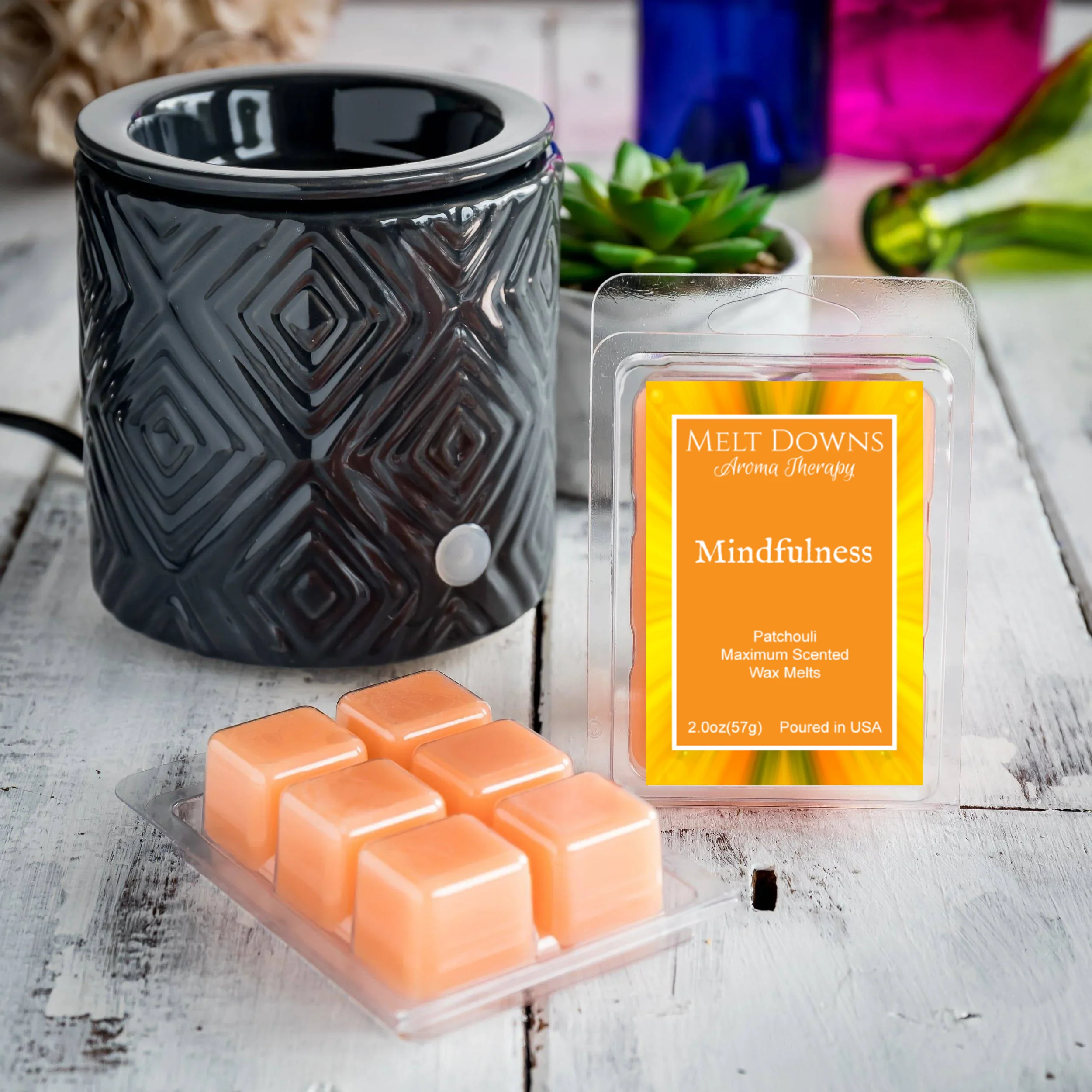 Mindfulness - Maximum Scented Wax Melt - Patchouli - Image 2