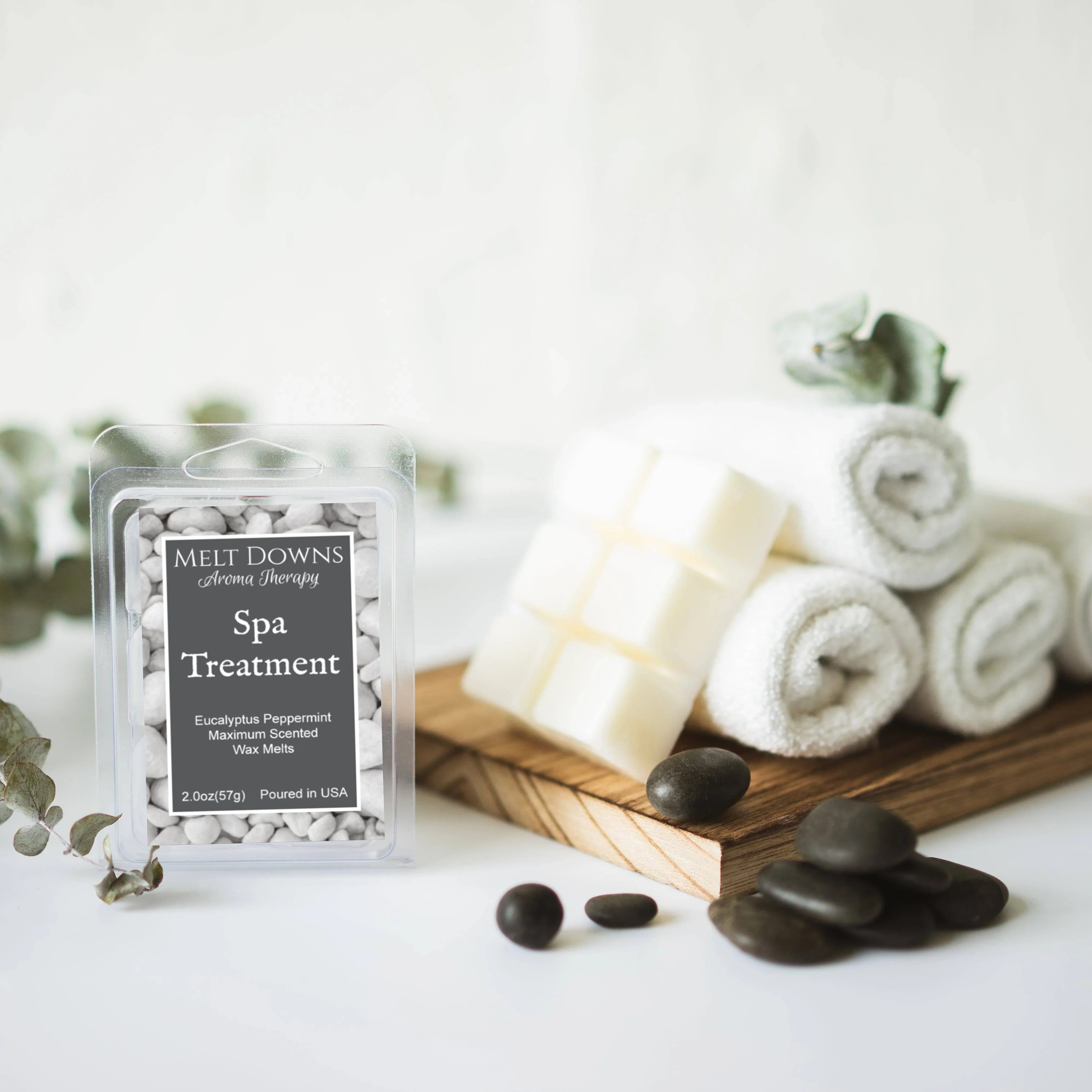 Spa Treatment - Maximum Scented Wax Melt - Eucalyptus Peppermint - Image 2