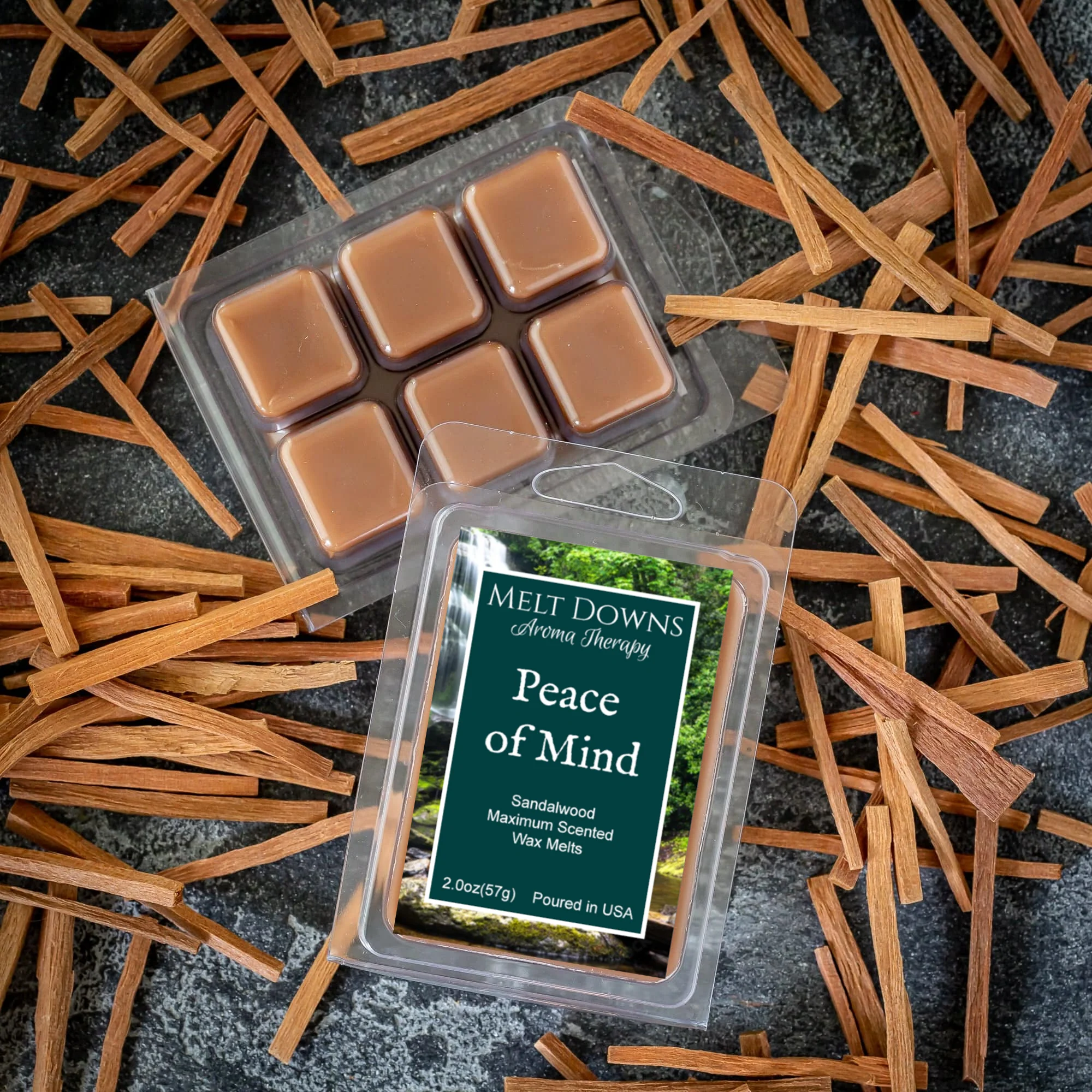 Peace of Mind - Maximum Scented Wax Melt - Sandalwood - Image 2